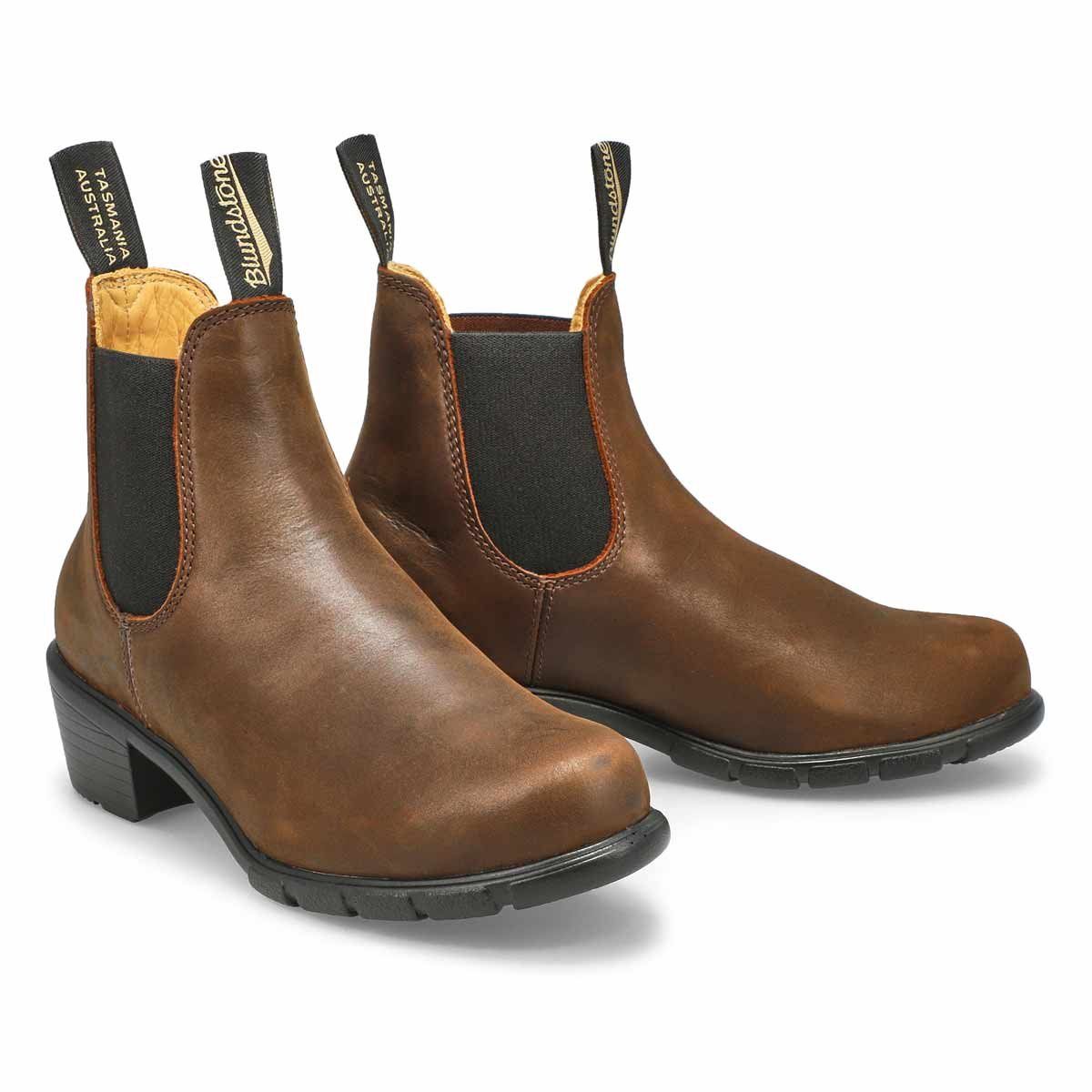 BLUNDSTONE 1673 - antique brown - heel, Color: ANTIQUE BROWN, Size: 3.5AUS/6.5US