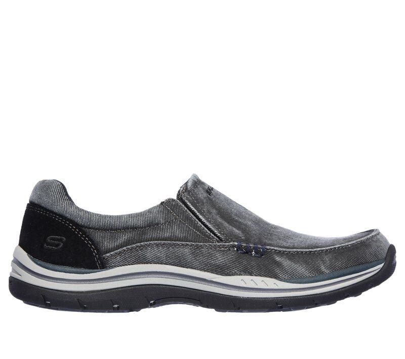 SKECHERS MEN&#39;S EXPECTED AVILLO, Color: Black, Size: 8