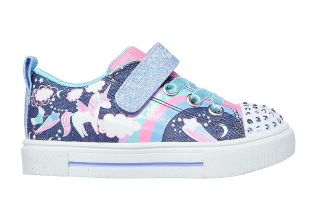 Children&#39;s Skechers - Twinkle Toes: Twinkle Sparks - Unicorn Charmed (Infant), Color: Navy/Multi, Size: 10