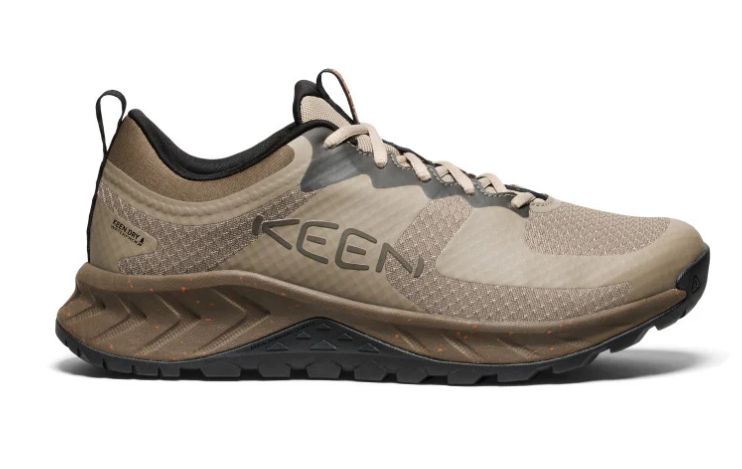 KEEN MEN&#39;S VERSACORE WP SHOE, Color: Brindle/Gold Flame, Size: 10