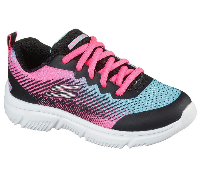 Children&#39;s Skechers - GOrun 650: Bright Power, Color: Black/Multi, Size: 1