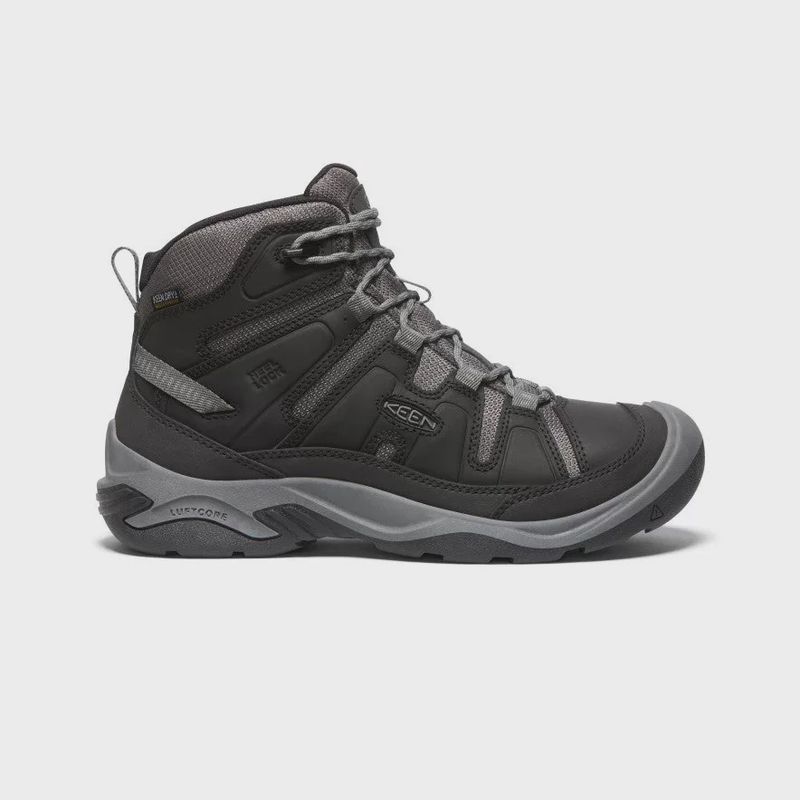 KEEN CIRCADIA MID WP BLACK/STEEL GREY