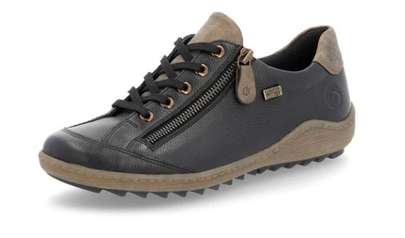 REMONTE WOMEN&#39;S R1402-08 BLACK COMBO, Color: Black Combo, Size: 38 (Us 7)