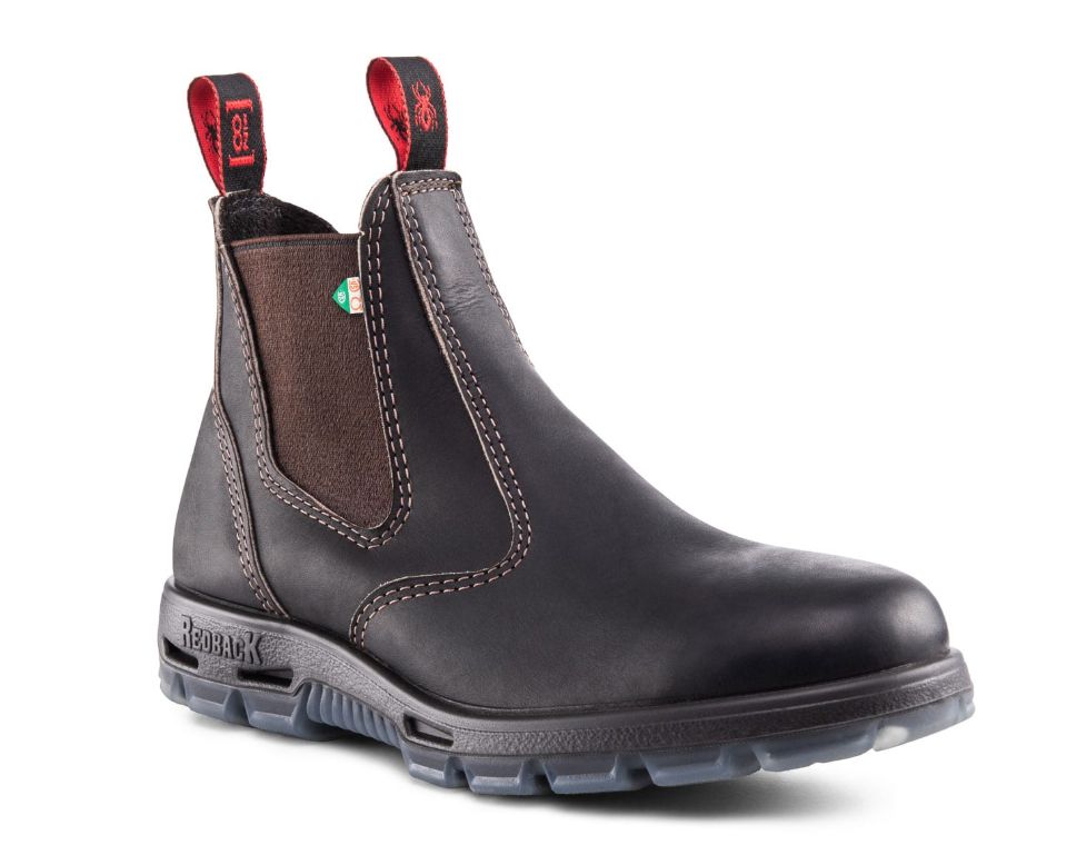 REDBACK BOBCAT CSA PULL ON BOOT - CLARET, Color: Claret, Size: 8.5 Aus (9.5 Us Mens)