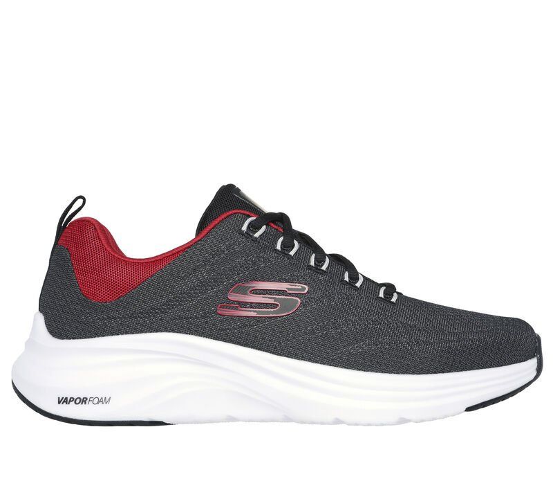 SKECHERS MEN&#39;S VAPOR FOAM-VARIEN BLACK/RED, Size: 7.5