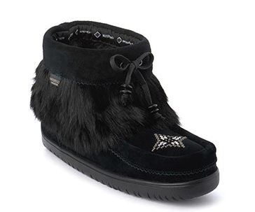 MANITOBAH MUKLUKS WATERPROOF KEEWATIN SUEDE MUKLUK, Color: Black, Size: 7