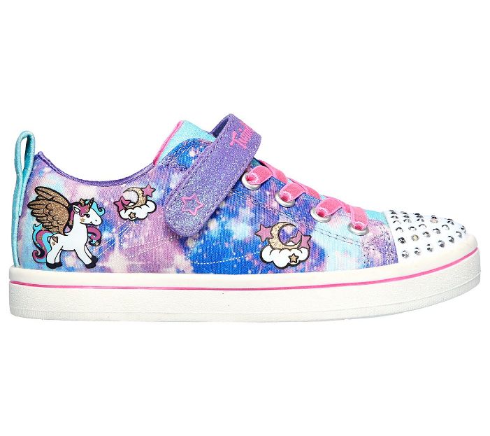 Children&#39;s Skechers - Twinkle Toes: Sparkle Rayz Unicorn Moondust - Medium, Color: White/Multi, Size: 11