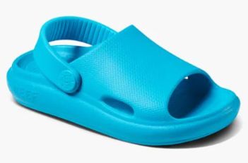 REEF TODDLER/KIDS LITTLE RIO SLIDE CJ4174 SCUBA BLUE, Color: Scuba Blue, Size: 6