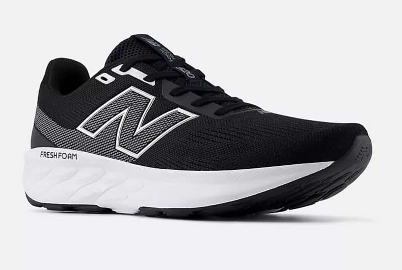 NEW BALANCE MEN&#39;S RUNNING M520LK9- WIDE, Color: Black/Grey, Size: 7.5 2E