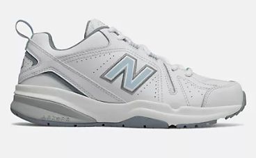 New Balance Women&#39;s Training White/Blue WX608WB5, Color: White/Blue, Size: 7B