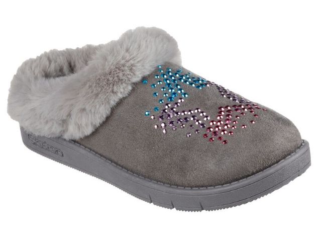Children&#39;s Skechers - Sleepy Slides: Radiant Star, Color: Gray, Size: 11