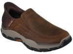 SKECHERS SLIP-INS RESPECTED-ELGIN, Color: Dark Brown, Size: 8