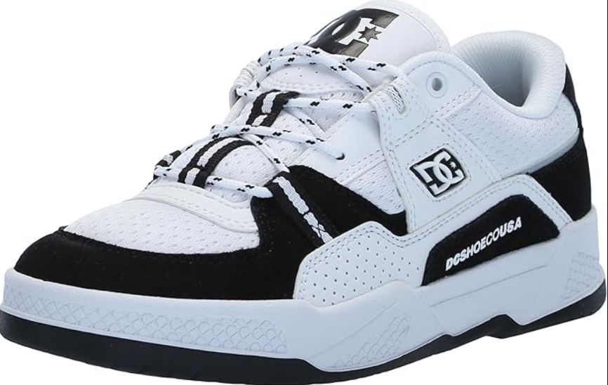 DC CONSTRUCT - BLACK/WHITE, Size: 9