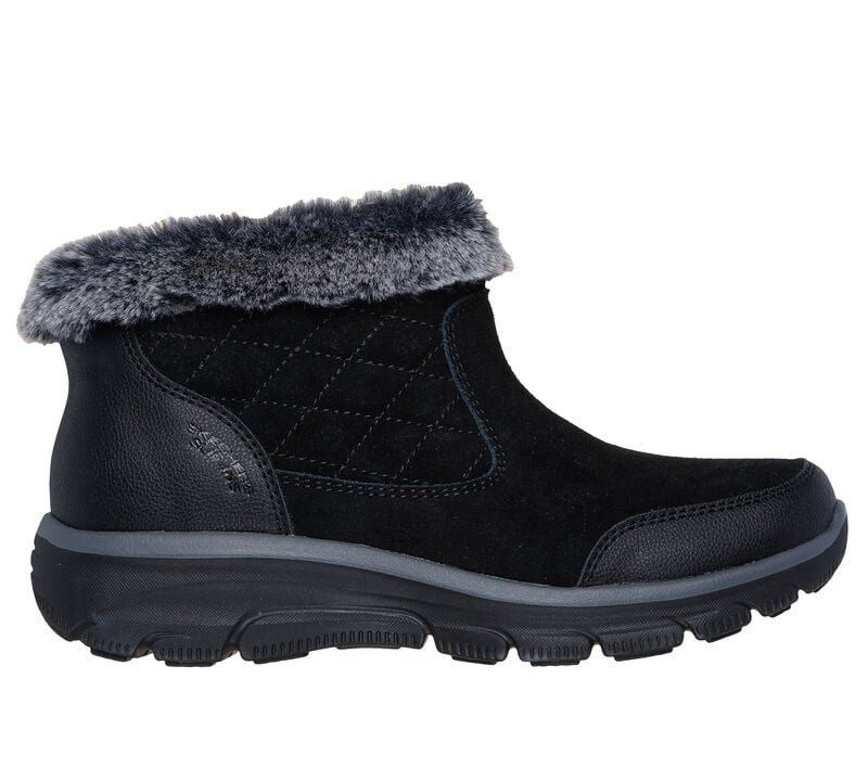 SKECHERS SLIP-INS EASY GOING-SMALL TOWNS, Color: Black, Size: 6