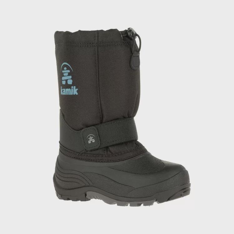 KAMIK KIDS&#39; ROCKET W BLACK WIDE, Color: Black, Size: 1W