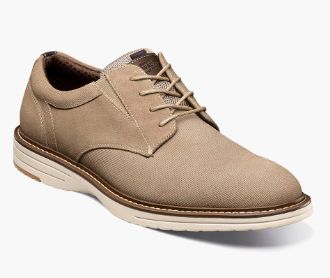 NUNN BUSH MEN&#39;S WIDE GRIFF SUEDE POX 85107, Color: Stone, Size: 8 W