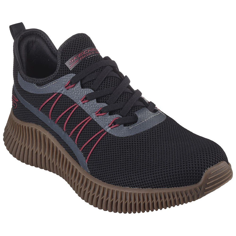 SKECHERS MEN&#39;S BOBS GEO, Color: Black/Multi, Size: 8