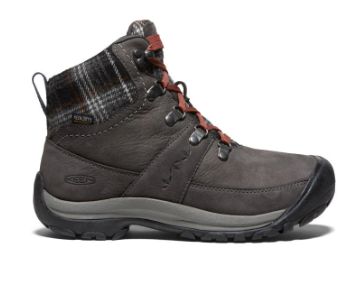 KEEN WM KACI III WINTER MID WP MAGNET/PLAID, Color: Magnet/Black Plaid, Size: 7.5