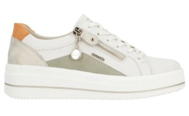 REMONTE SNEAKER WHITE COMBI D1C01-81, Color: White Combination, Size: 37 (Us 6)