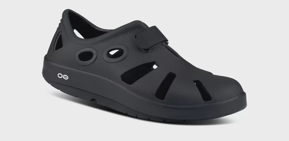 OOFOS OOCANDOO UNISEX, Color: Black, Size: M6/W8