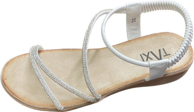 TAXI PAIGE-01 WHITE, Color: White, Size: 37 (Us 6)