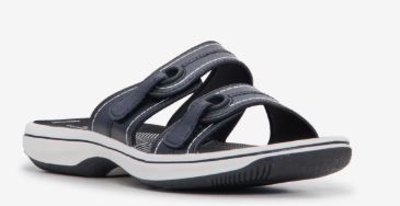 CLARKS WOMEN&#39;S SANDAL BREEZE MAYE BLACK, Color: Black, Size: 7