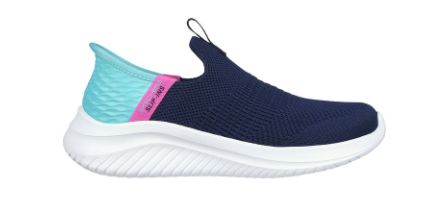 SKECHERS ULTRA FLEX 3.0-FRESH TIME, Color: Navy/Turquoise, Size: 12.5