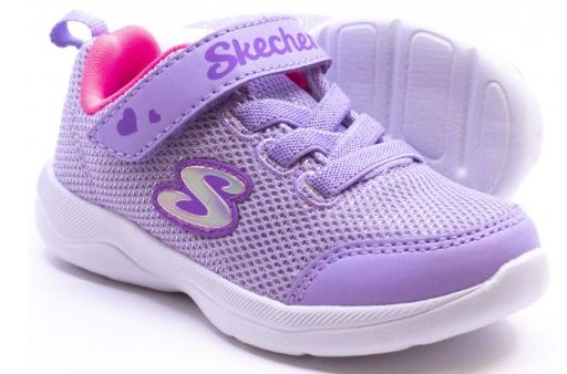 Skechers Skech-Step 2.0 Toddlers Easy Peasy Lav/Pink, Color: Lavender/Pink, Size: 11