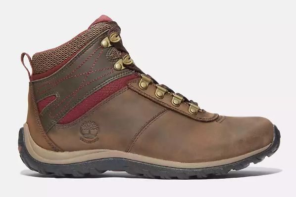 TIMBERLAND WOMEN&#39;S NORWOOD WP MID HIKER FULL GRAIN, Color: Dk Brown, Size: 6