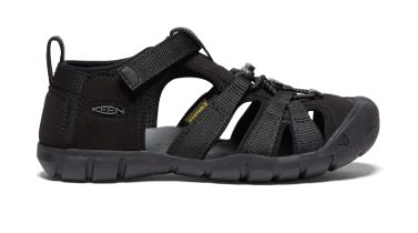 Keen Youth Sandals Seacamp II CNX Black/Grey 1027418, Color: Black/Grey, Size: 3