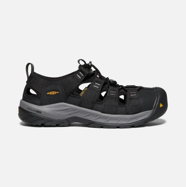 Men&#39;s Keen - CSA Atlanta II Cooler, Color: Black/Steel Grey, Size: 8.5
