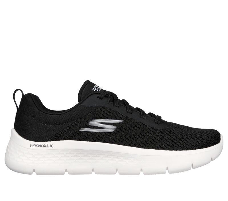 SKECHERS WOMEN&#39;S GO WALK FLEX-ALANI BLACK/WHTE, Size: 6