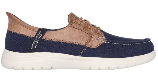 Skechers Women&#39;s Slip-Ins On-The-Go Flex Palmilla Navy, Color: Navy, Size: 7