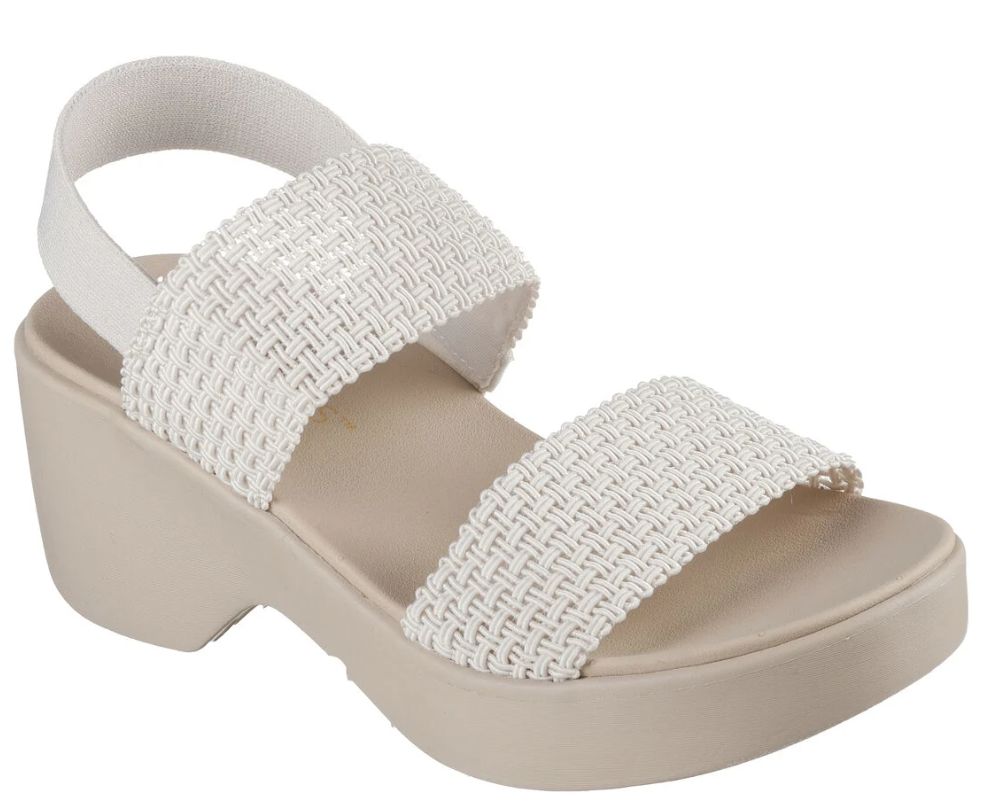 SKECHERS WOMEN&#39;S CALI DAY, Color: Off White, Size: 7