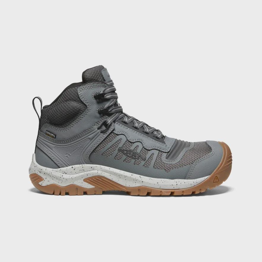 KEEN MENS CSA RENO MID KBF WP, Color: Magnet/Gum, Size: 8, Width: D