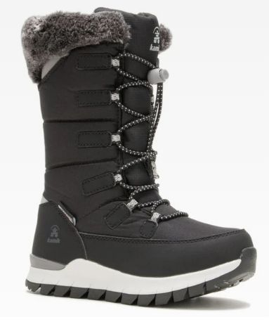 KAMIK KIDS&#39; PRAIRIE 2 WINTER BOOT BLACK, Size: 4