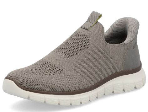 RIEKER MEN&#39;S READY-TO-GO SHOE B6659-64 BEIGE, Color: Beige, Size: 41 (Us 8)