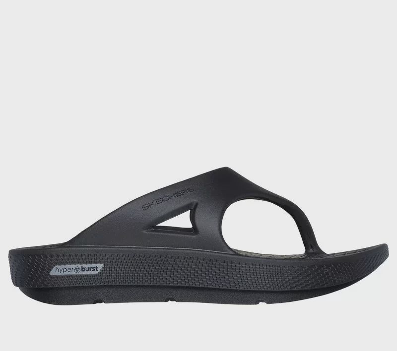 SKECHERS GO RECOVER REFRESH SANDAL, Color: Black, Size: 8