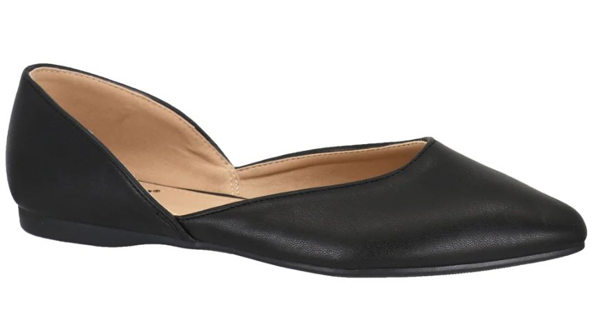 TAXI BLACK FLAT SHOE - ALEXIA, Size: 37
