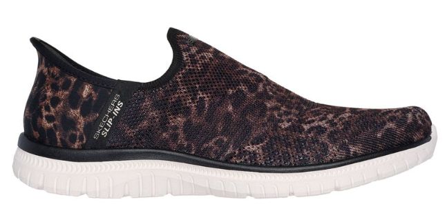 SKECHERS WOMEN&#39;S SLIP-INS VIRTUE UNTAMED LEOPARD, Color: Leopard, Size: 7
