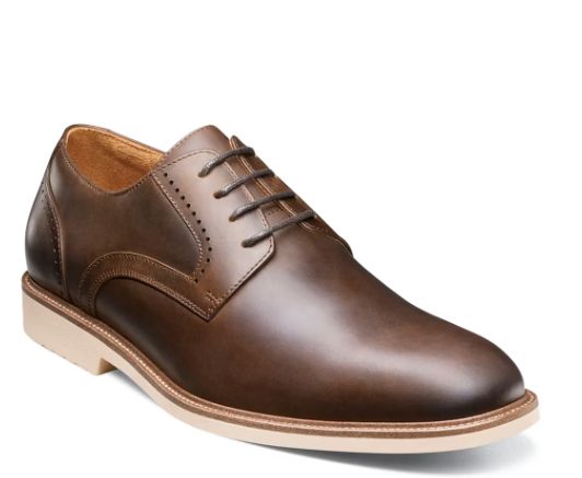 STACY ADAMS WESCOTT MENS DRESS SHOE, Color: Brown, Size: 8