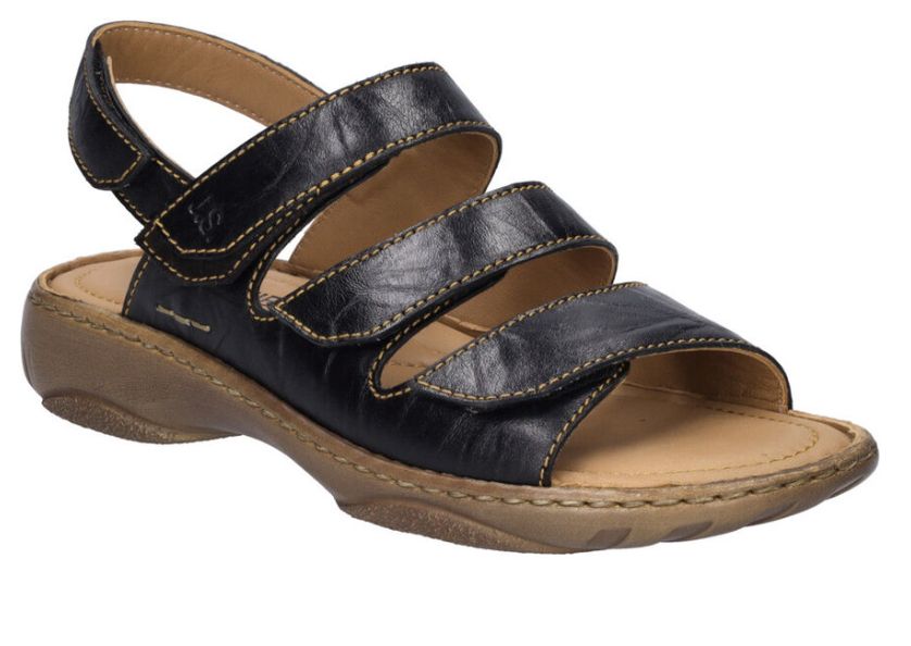 JOESF SEIBEL - DEBRA 57 BLACK LEATHER, Size: 38 (US 7)
