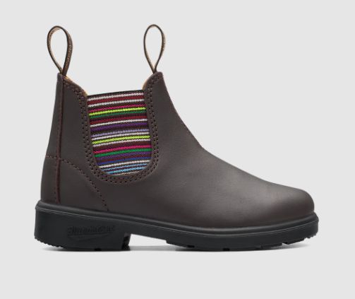CHILDREN&#39;S BLUNDSTONE - 1413, Color: Brown/Stripe, Size: 10/ Us 11
