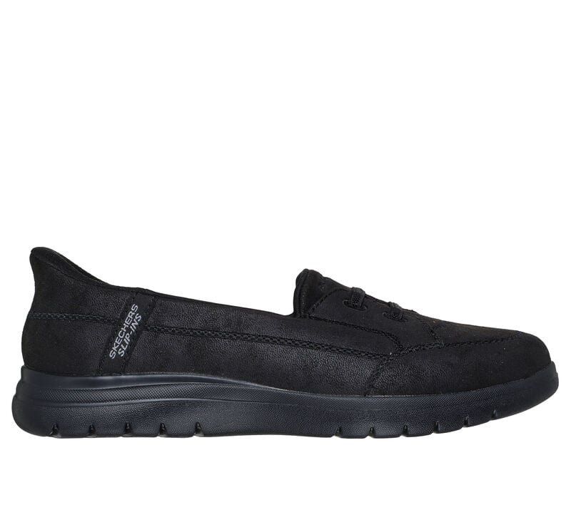 SKECHERS SLIP-INS ON-THE-GO FLEX-SOURCE, Color: Black, Size: 6