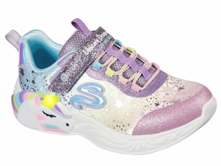 Children&#39;s Skechers Unicorn Dreams - Purple/multi, Color: Purple/Multi, Size: 11