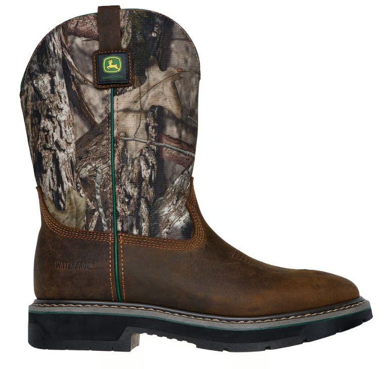 SKECHERS MEN&#39;S JOHN DEERE ROWWOOD-MOSS BURROW CAMO, Color: Camo, Size: 8