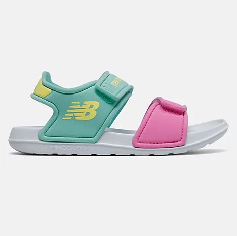 Children&#39;s New Balance - Sport Sandal, Color: Candy Pink With Light Tidepool, Size: 1
