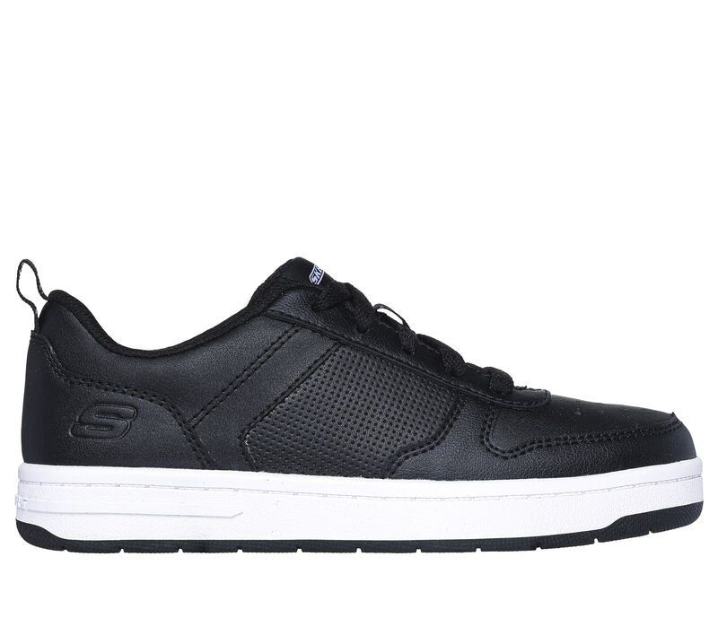 SKECHERS KIDS SMOOTH STREET-GENZO BLACK/WHITE, Size: 2