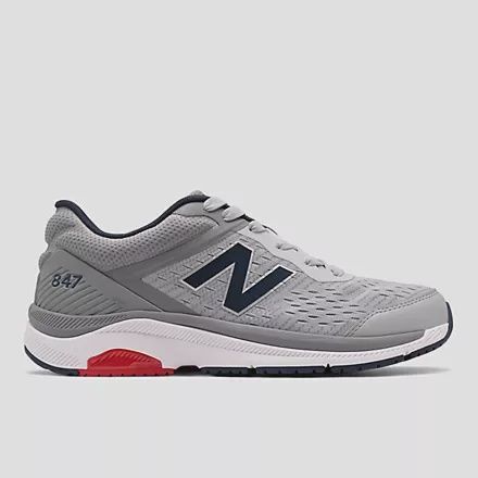 New Balance Men&#39;s 847 Walking shoe, Color: Grey, Size: 9 4E