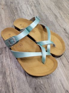 Lady Comfort Sandal Brooke Mint Metallic, Color: Mint Metallic, Size: 38